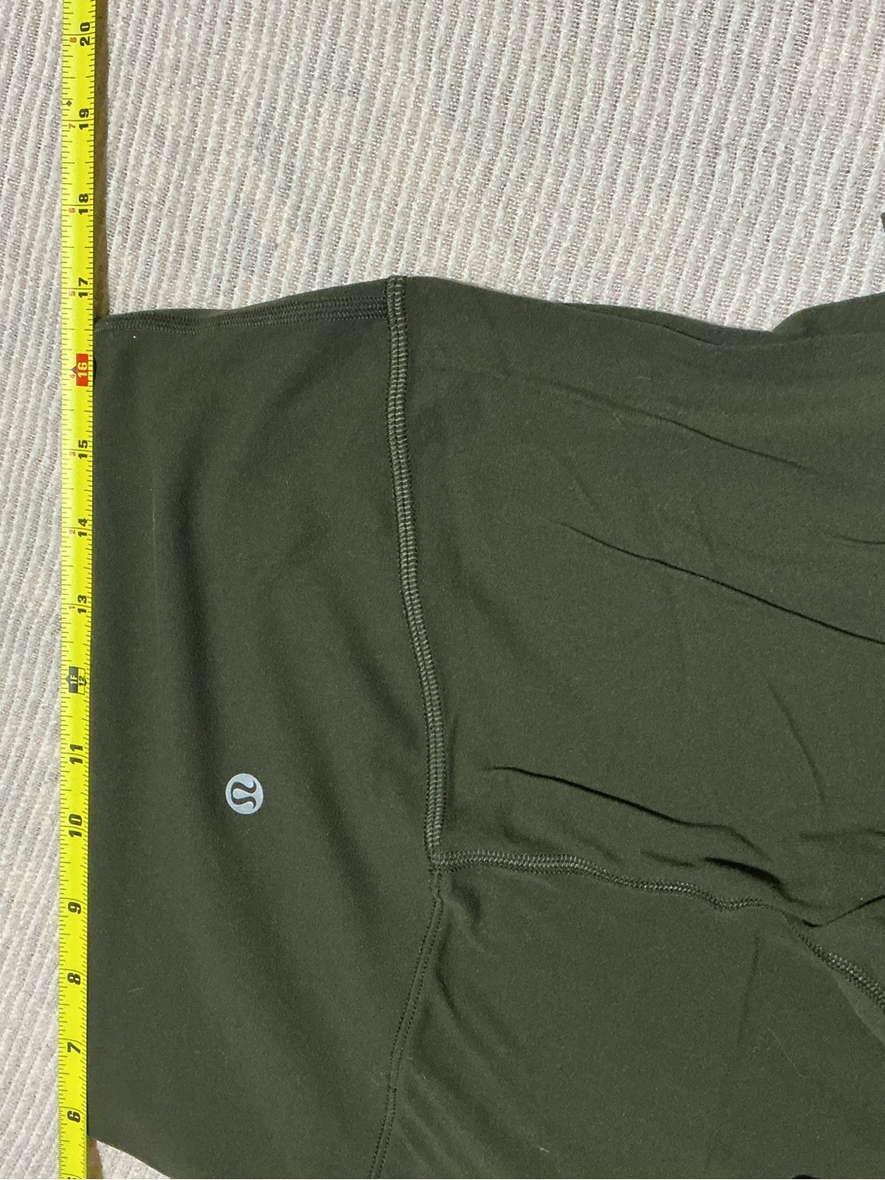 Lululemon Align High Rise Leggings Dark Olive Green Size 4 - Picture 5 of 6